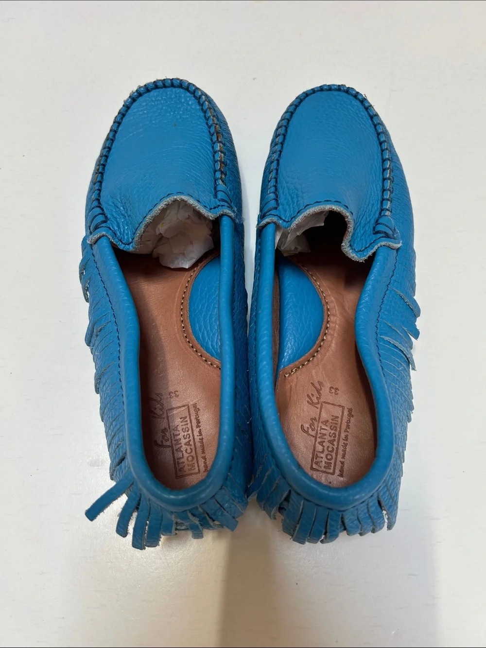 For kids atlantic mocassins comfortable blue